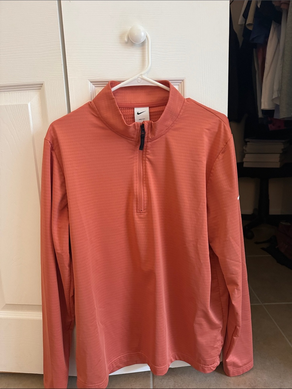 Nike Men’s Coral Quarter-Zip Performance Pullover